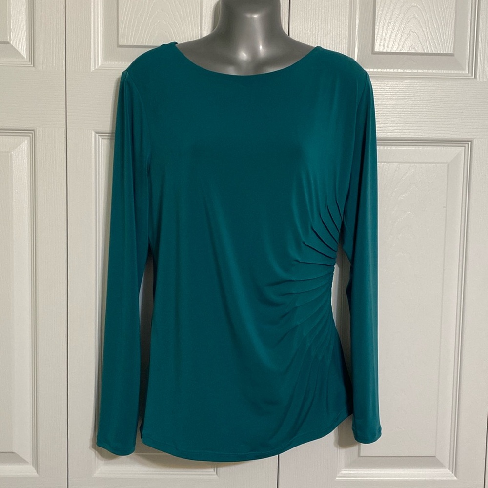 Carmen blouse, green, Large